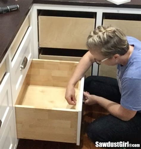 installing drawer fronts in cabinets